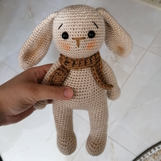 Crochet bunny for newborn