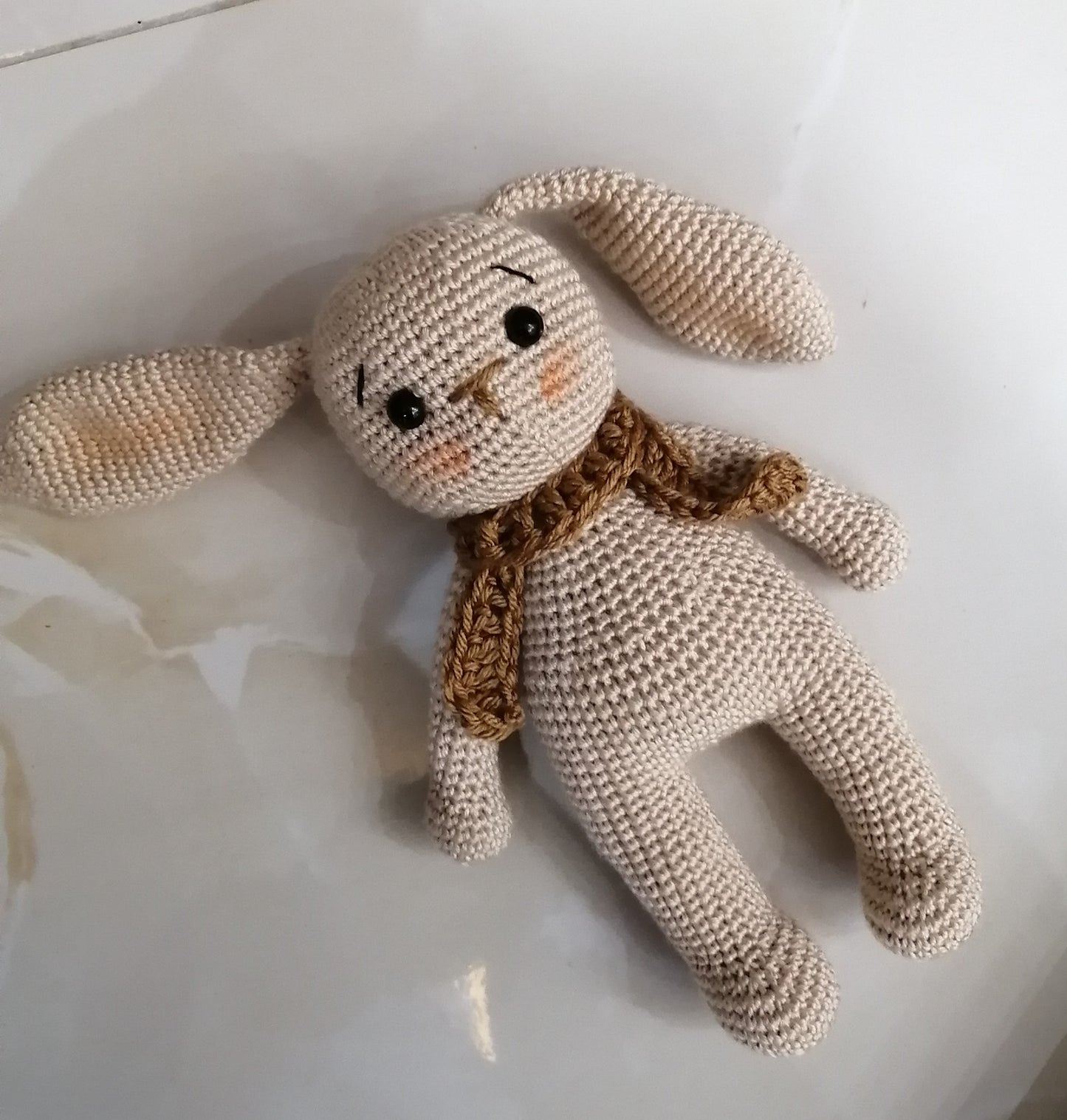 Crochet bunny for newborn