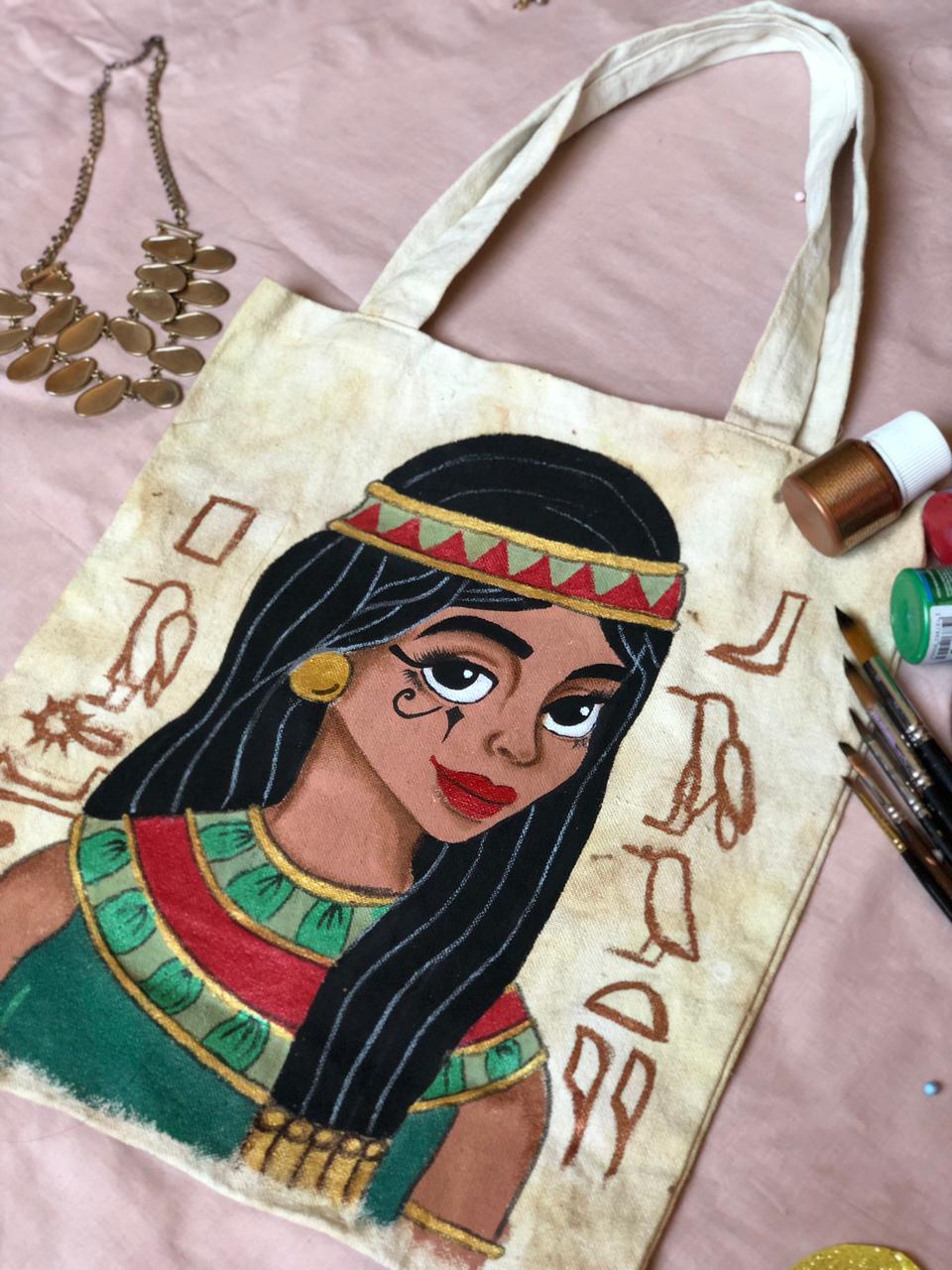 Pharaonic Girl Tote Bag
