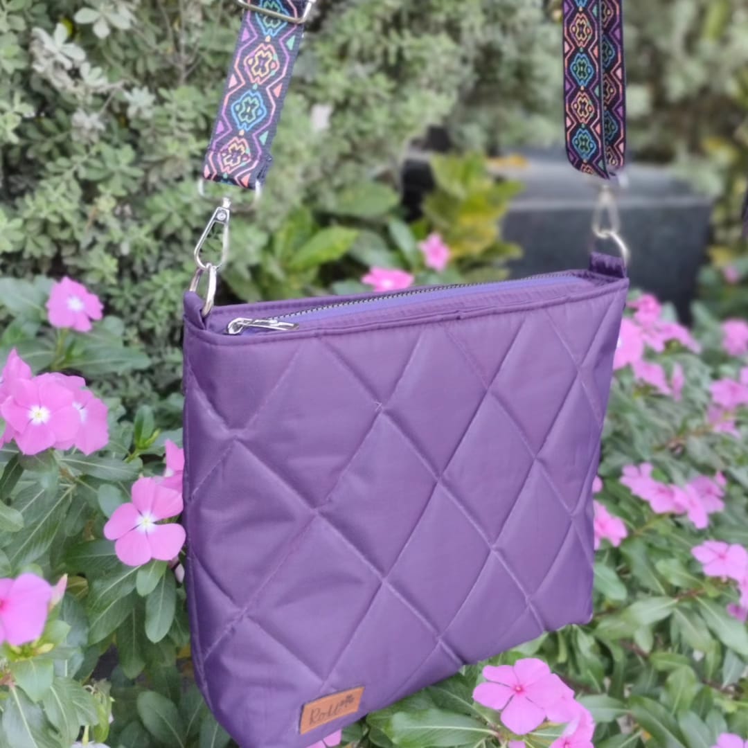 Waterproof Cute Purple Cross Bag
