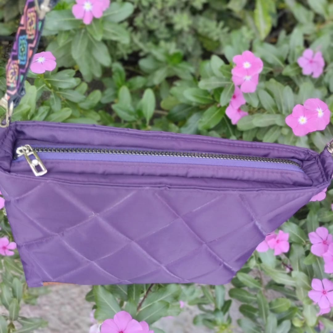 Waterproof Cute Purple Cross Bag