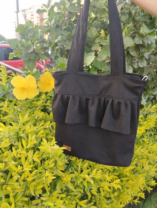 Handmade Black Handbag