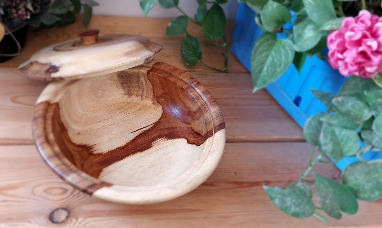 Handmade Wooden Cooking Pot