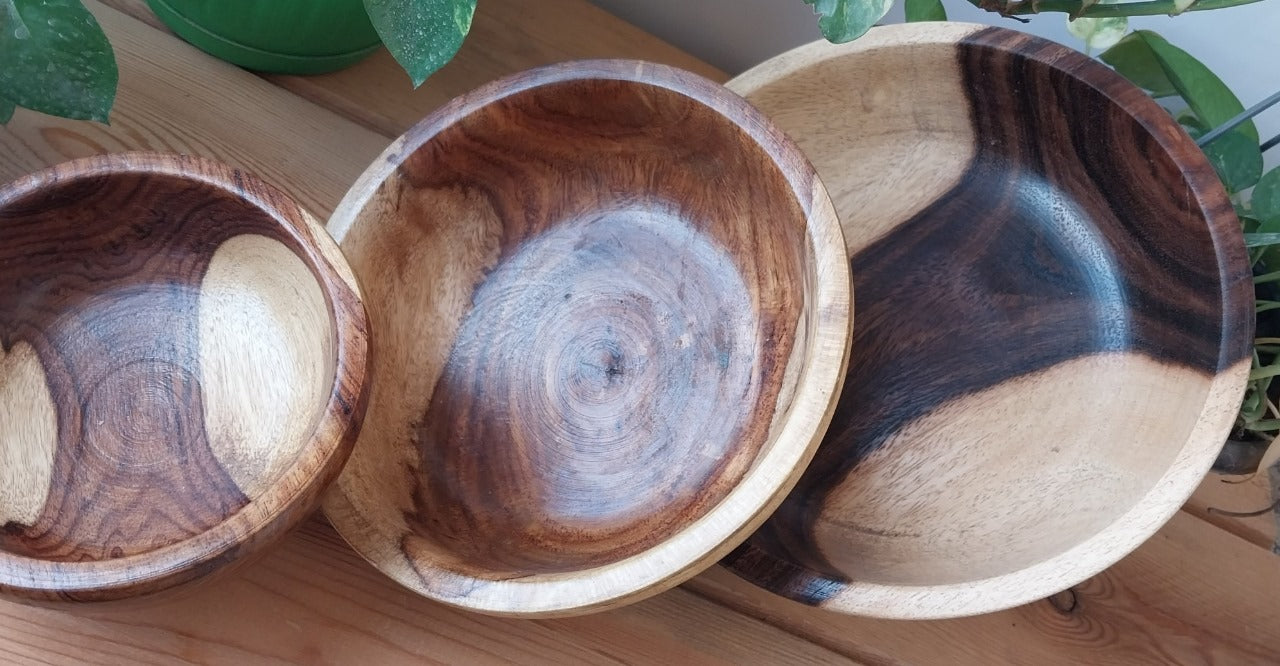 Wooden Plates Full Set