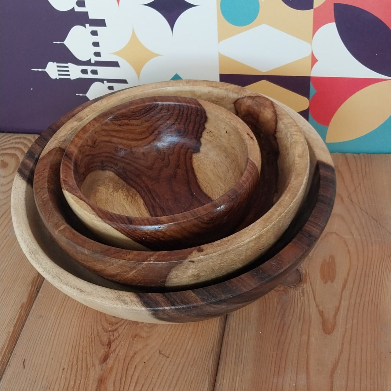 Wooden Plates Full Set