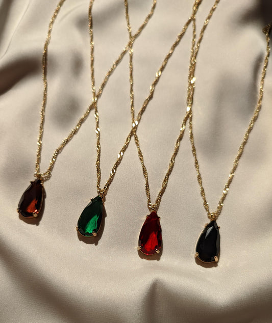 Colourful Crystal Necklaces