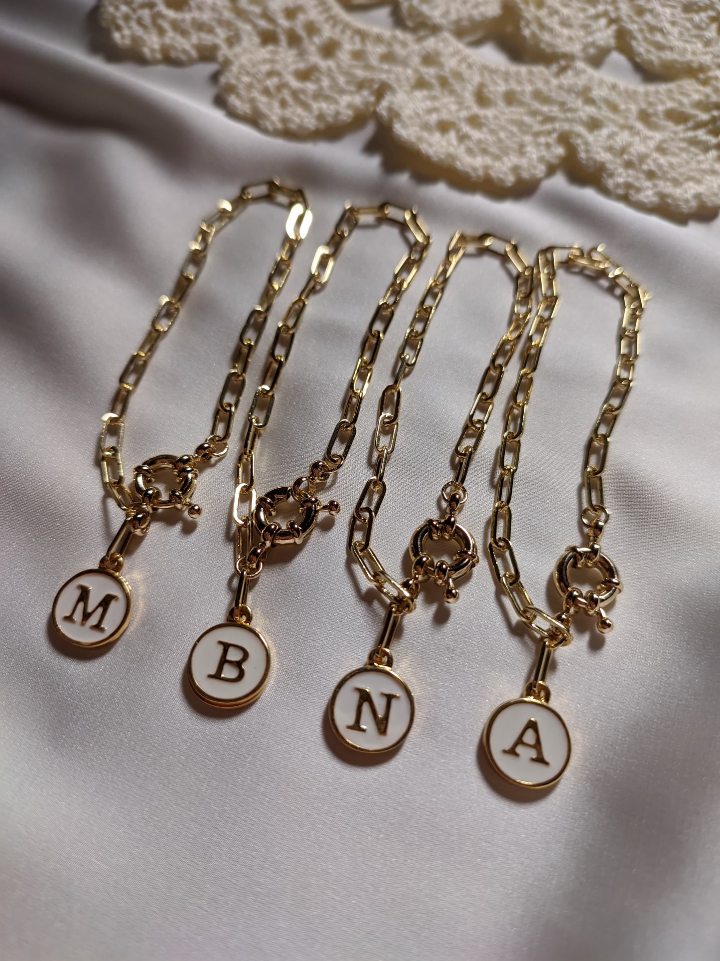 Golden Letter Bracelet