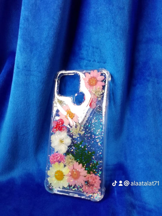 Mobile Case Resin Epoxy With Natural Roses