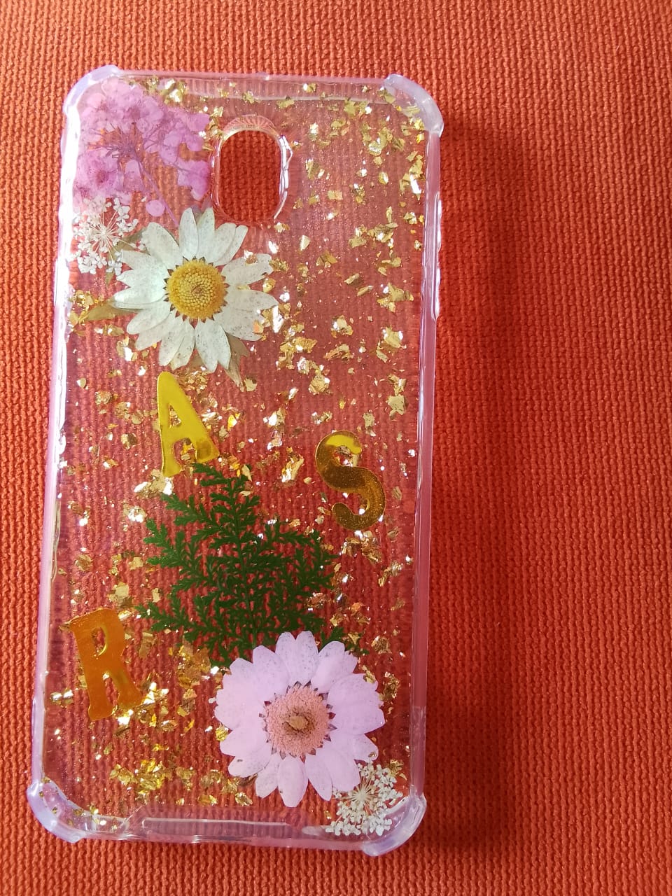 Mobile Case Resin Epoxy With Natural Roses