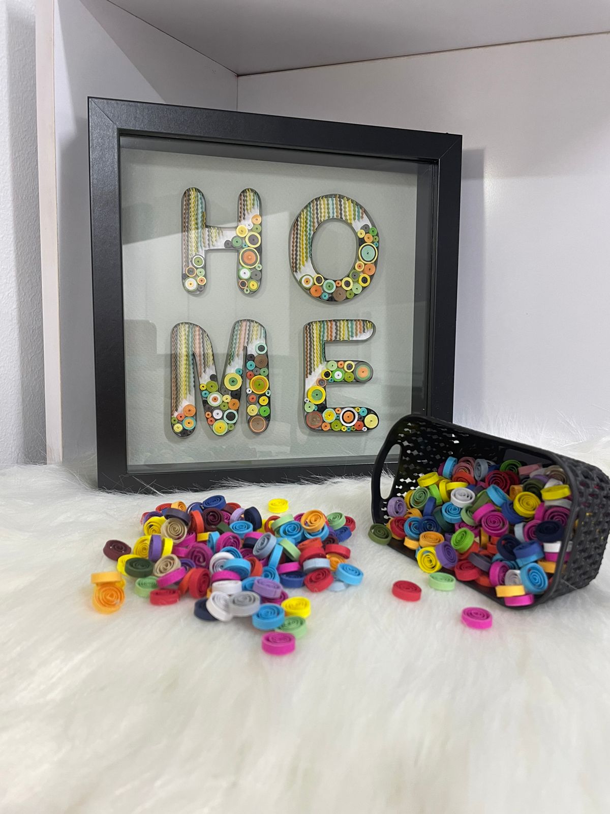 Quilling Paper Frame, Home