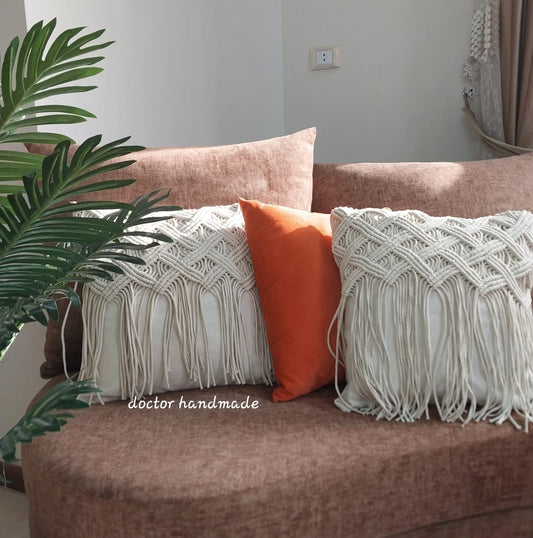 Macrame Cushion Cover