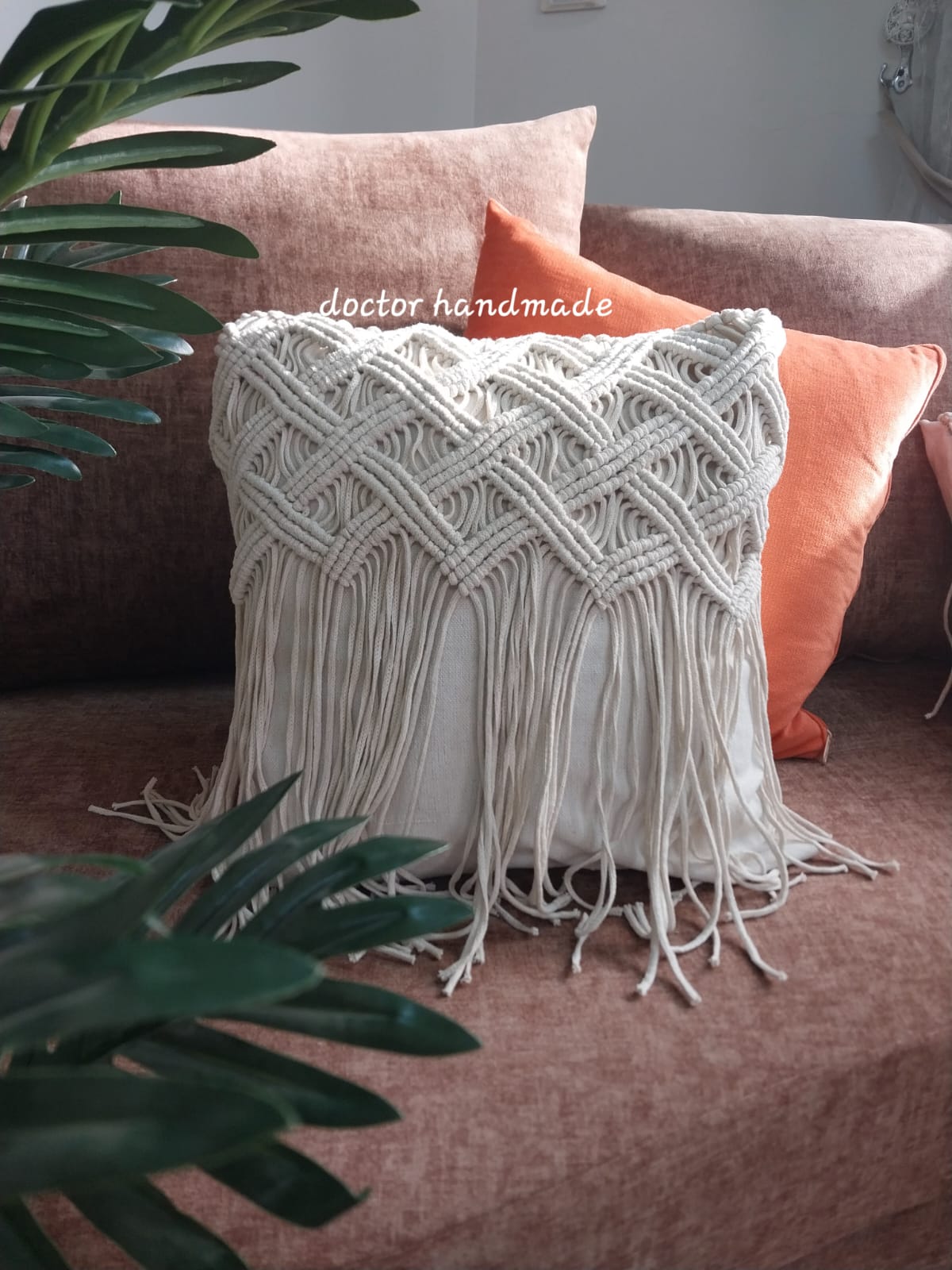 Macrame Cushion Cover