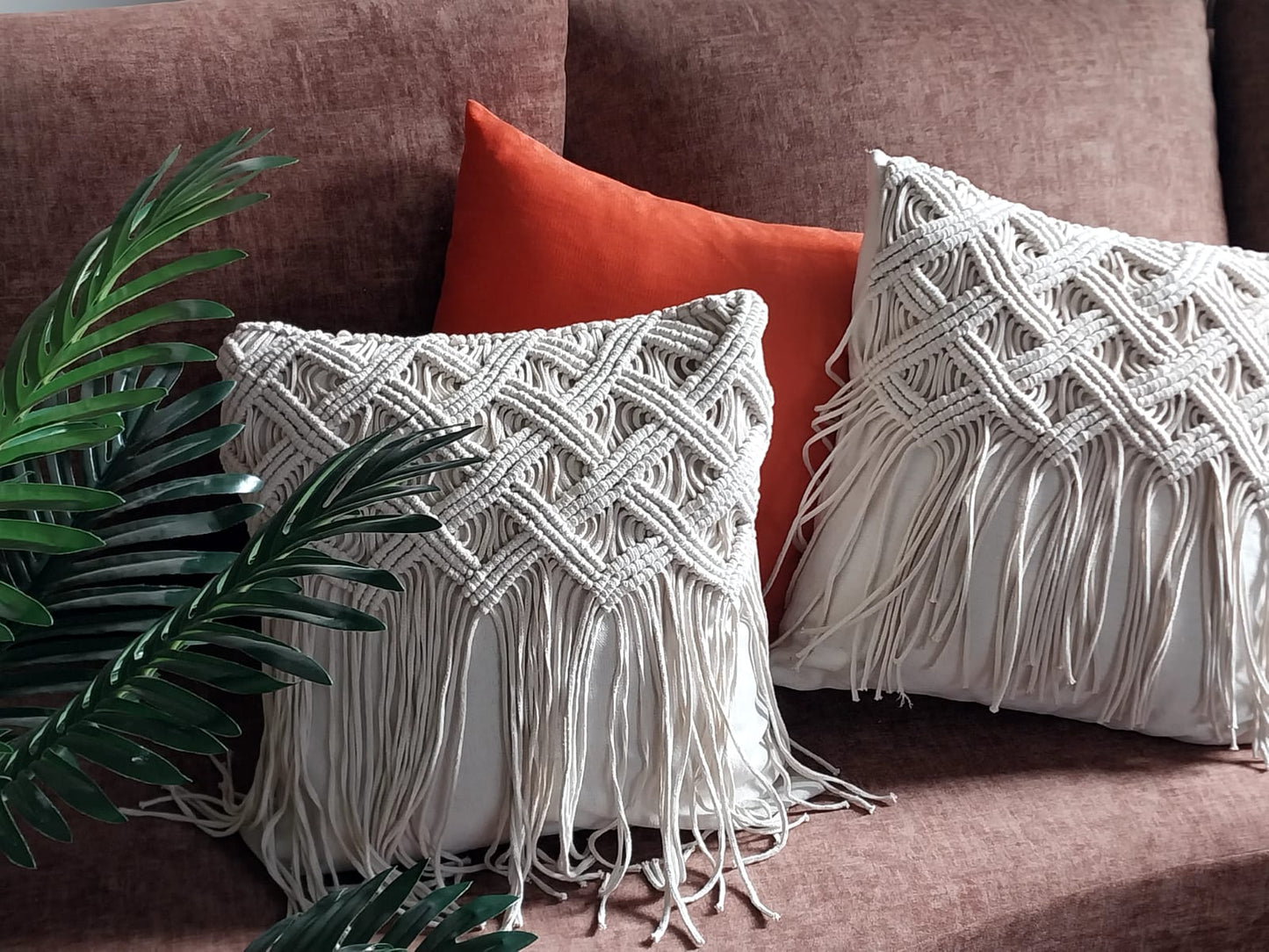 Macrame Cushion Cover