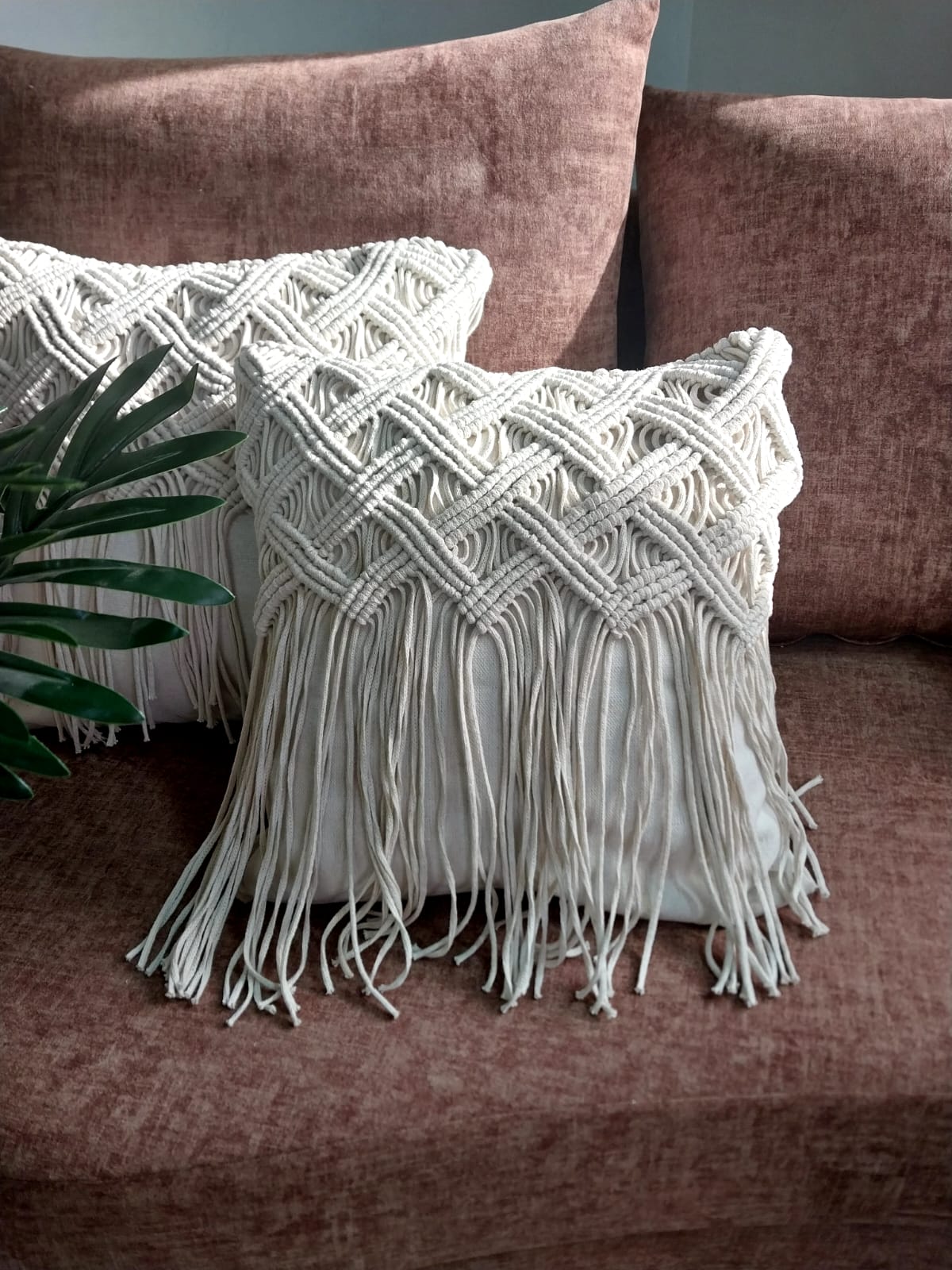 Macrame Cushion Cover