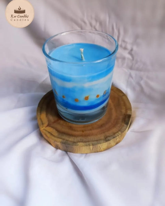 Water colors Candle
