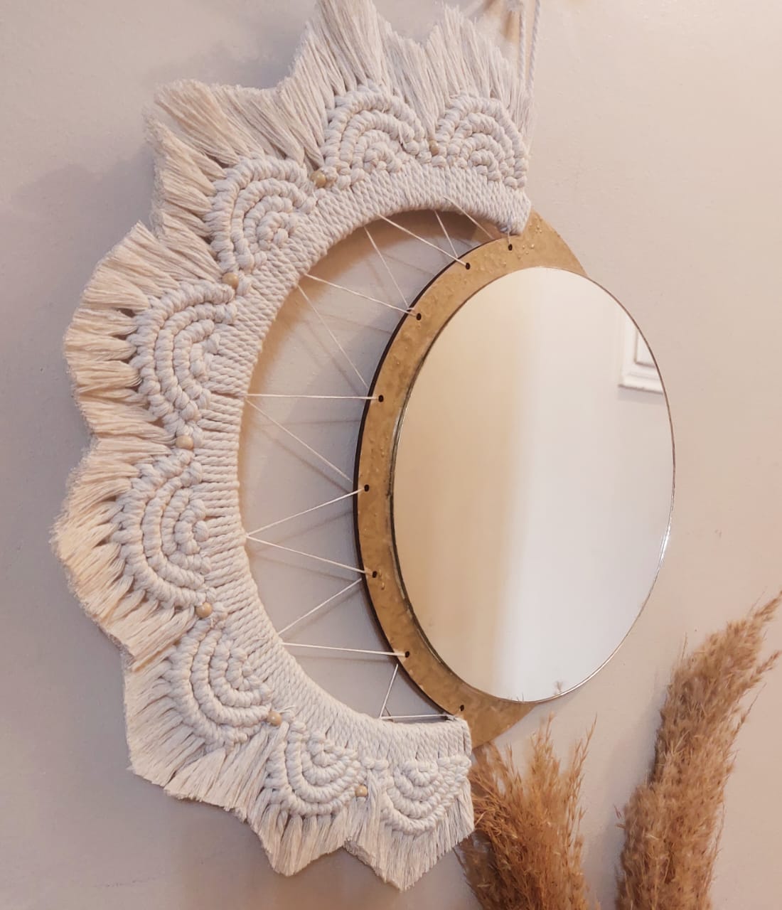 Macrame Mirror