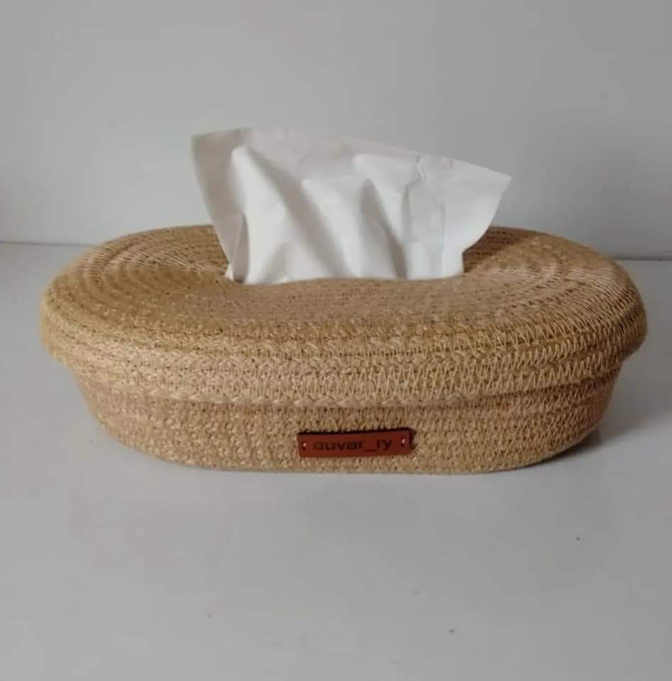 Oval Tissue Box