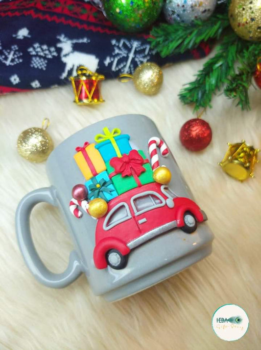Christmas Car Gift Mug